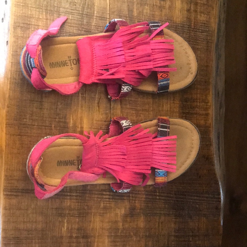 Girls Minnetonka sandals
